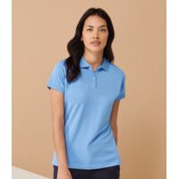 Henbury Ladies Coolplus® Wicking Piqué Polo Shirt Thumbnail
