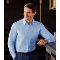 Russell Collection Long Sleeve Tailored Oxford Shirt Thumbnail