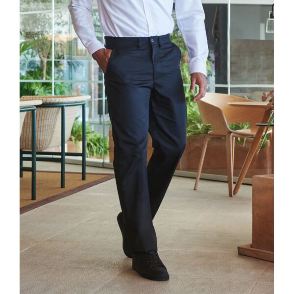 Henbury 65/35 Flat Fronted Chino Trousers Thumbnail