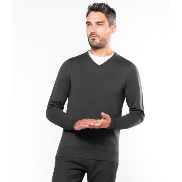 Kariban Cotton Acrylic V Neck Sweater Thumbnail