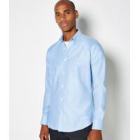 Kustom Kit Long Sleeve Slim Fit Workwear Oxford Shirt Thumbnail