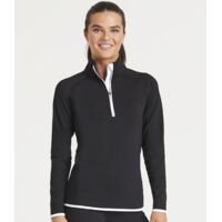 AWDis Ladies Cool Half Zip Sweat Top Thumbnail