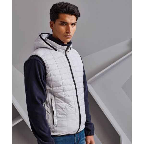 Honeycomb hooded gilet Thumbnail