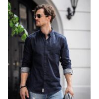Torrance slim fit – raw and stylish denim shirt Thumbnail