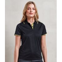 Women's contrast Coolchecker® polo Thumbnail