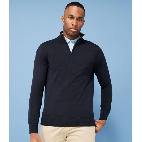 Henbury Zip Neck Sweater Thumbnail