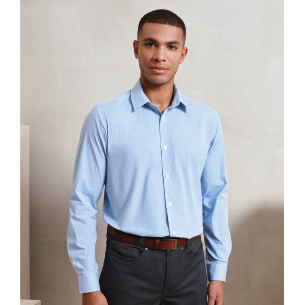Premier Gingham Long Sleeve Shirt Thumbnail