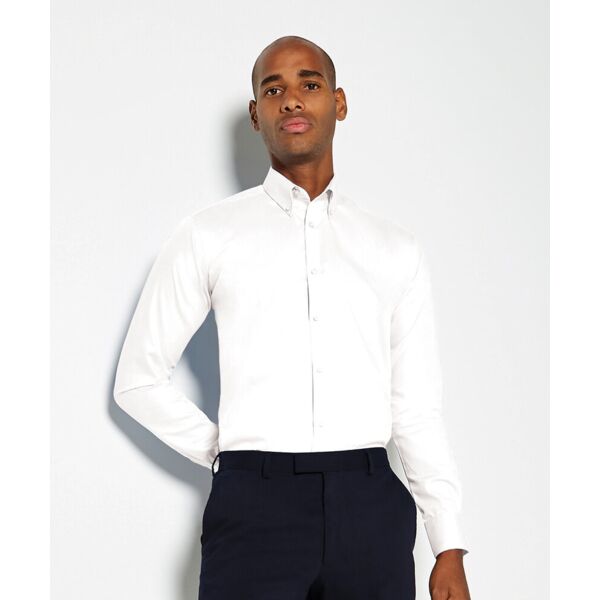 Slim fit non-iron Oxford twill shirt long-sleeved (slim fit) Thumbnail