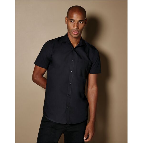 Tailored Fit Short Sleeve Poplin Shirt Thumbnail