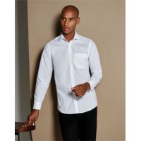 Tailored Fit Long Sleeve Poplin Shirt Thumbnail