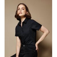Women's poplin shirt short sleeve Thumbnail