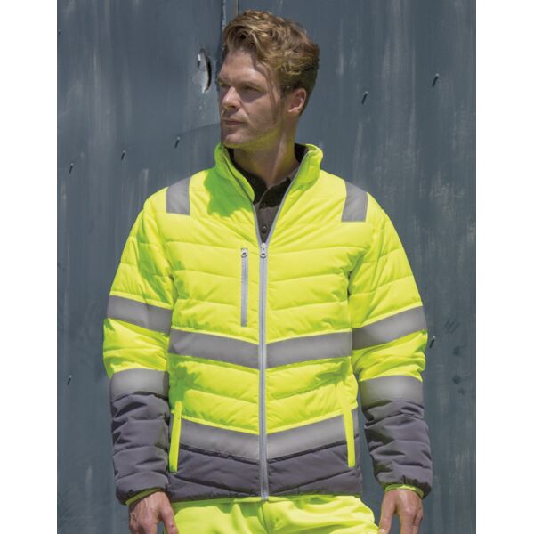 Men's Soft Padded Safety Jacket Thumbnail
