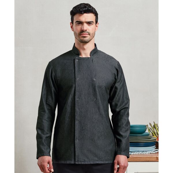 Denim chef's jacket Thumbnail