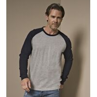 Tee Jays Long Sleeve Baseball T-Shirt Thumbnail