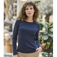 Tee Jays Ladies Long Sleeve Interlock T-Shirt Thumbnail