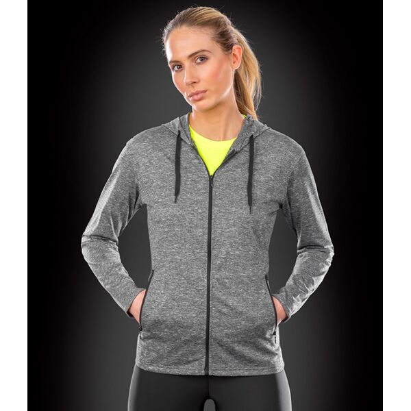 Spiro Ladies Hooded T-Shirt Jacket Thumbnail