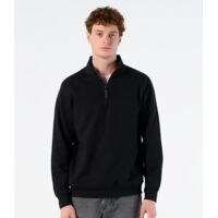 SOL'S Stan Contrast Zip Neck Sweatshirt Thumbnail