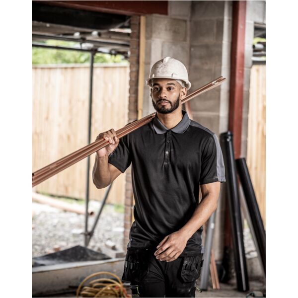 Contrast Quick Wicking Polo Shirt Thumbnail