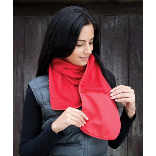 Polartherm™ fleece scarf with zip pocket Thumbnail