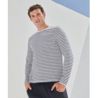 Unisex long-sleeved striped T Thumbnail