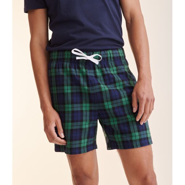 SF Clothing Tartan Lounge Shorts Thumbnail