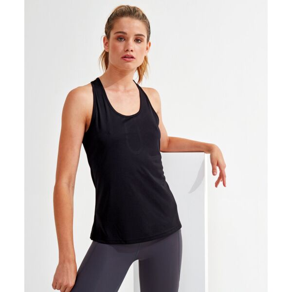 Women's TriDri® yoga knot vest Thumbnail