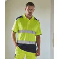 Hi-vis two-tone polo shirt (HVJ220) Thumbnail