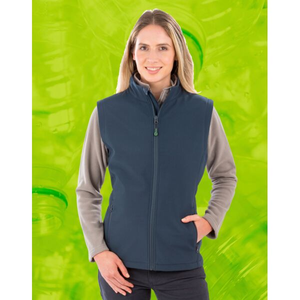 Ladies' Recycled 2-Layer Printable Softshell Bodywarmer Thumbnail