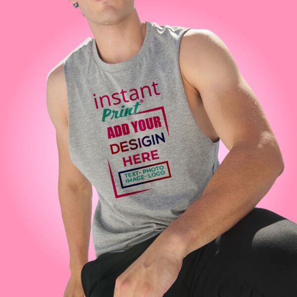 High neck slash armhole vest Thumbnail