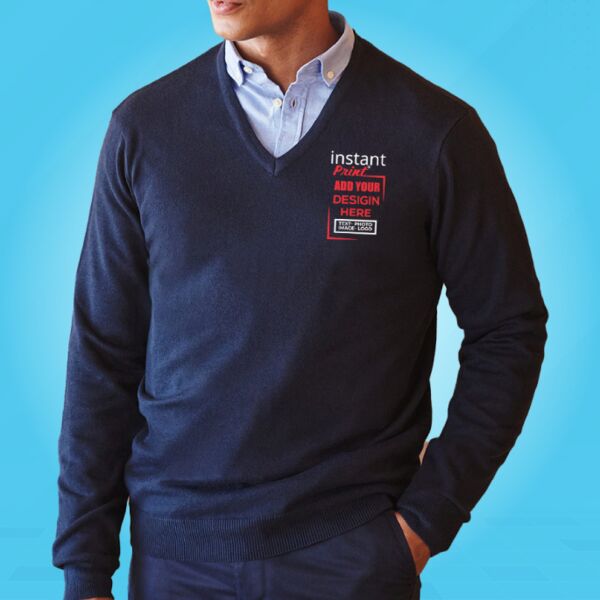 12 gauge v-neck jumper Thumbnail