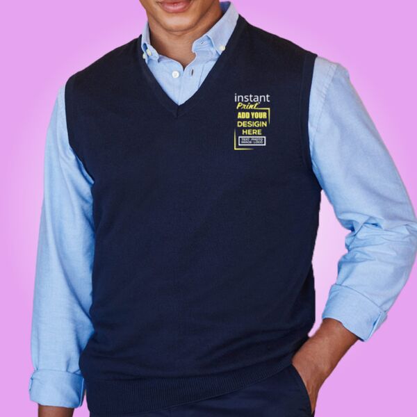 Sleeveless v-neck jumper Thumbnail