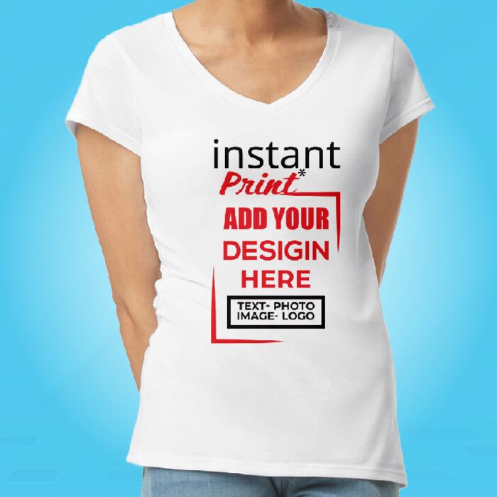 Softstyle® Ladies' V-Neck T-Shirt Thumbnail