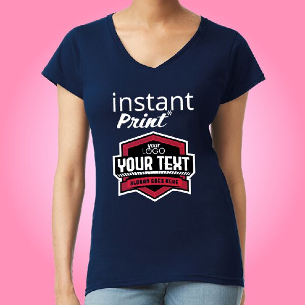 Softstyle™ women's v-neck t-shirt Thumbnail