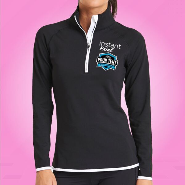 Women's cool ½ zip sweatshirt Thumbnail