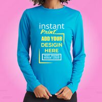 Women's long sleeve cool T Thumbnail