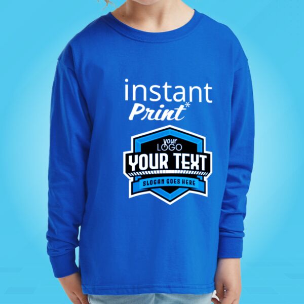 Kids long sleeve valueweight T Thumbnail