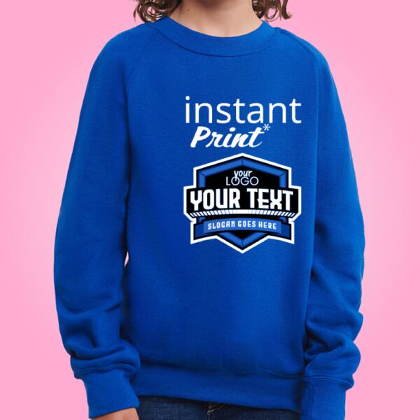 Kids raglan sleeve sweatshirt Thumbnail