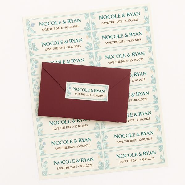 16 Rectangle Stickers A4 Sheet Thumbnail