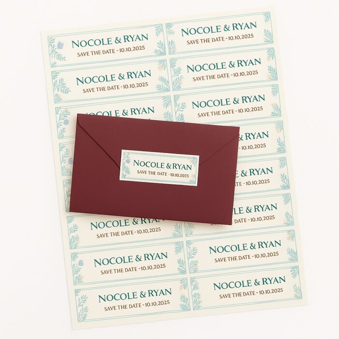 16 Rectangle Stickers A4 Sheet Thumbnail