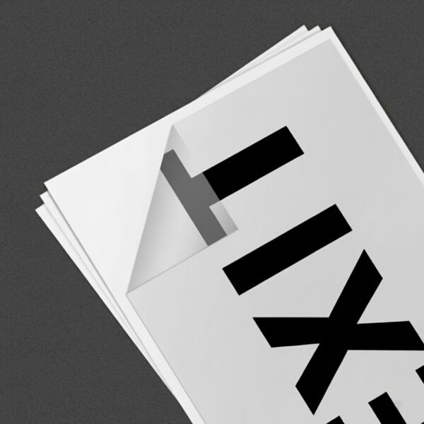 A4 Clear Polyester Sticker Thumbnail