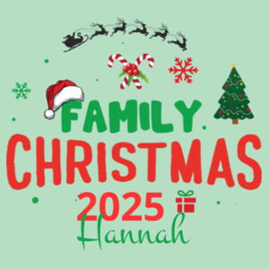 Family christmas 2025 custom name - Heavy Blend™ hooded sweatshirt Design