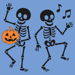 Dancing Skeleton - Heavy Blend™ youth hooded sweatshirt Design