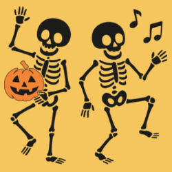 Dancing Skeleton - Softstyle™ youth ringspun t-shirt Design