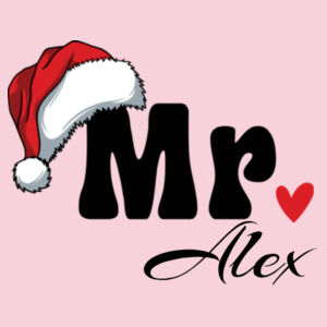 Mr Custom Name Christmas - Softstyle™ adult ringspun t-shirt - Heavy Blend™ hooded sweatshirt Design