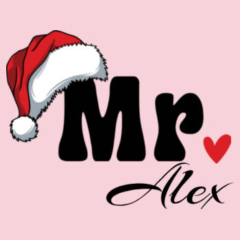 Mr Custom Name Christmas - Softstyle™ adult ringspun t-shirt - Heavy Blend™ hooded sweatshirt Design