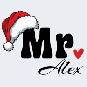 Mr Custom Name Christmas - Softstyle™ adult ringspun t-shirt - Softstyle™ adult ringspun t-shirt Design