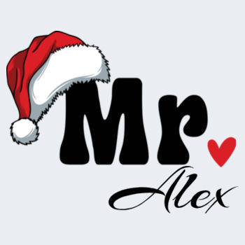 Mr Custom Name Christmas - Softstyle™ adult ringspun t-shirt - Softstyle™ adult ringspun t-shirt Design