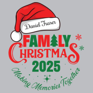 Family Christmas 2025 Making Memories Together - Heavy Blend™ youth hooded sweatshirt Design