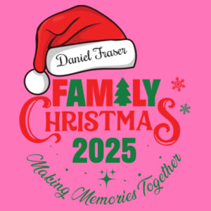Family Christmas 2025 Making Memories Together - Softstyle™ women's ringspun t-shirt Design