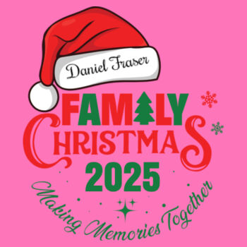 Family Christmas 2025 Making Memories Together - Softstyle™ women's ringspun t-shirt Design